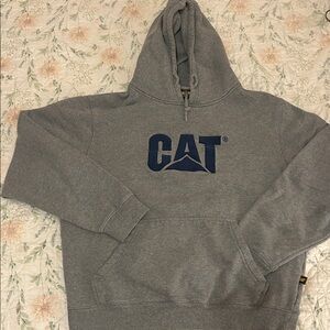 CAT Gray Men's Hoodie